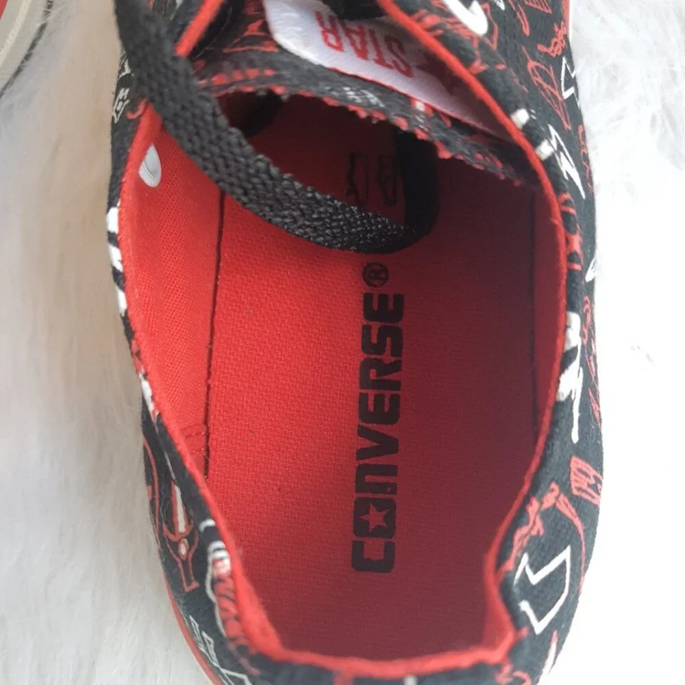 Converse CT All Star Size US MENS 7 WOMENS 9 Anarchy BLACK/RED - Picture 10 of 13